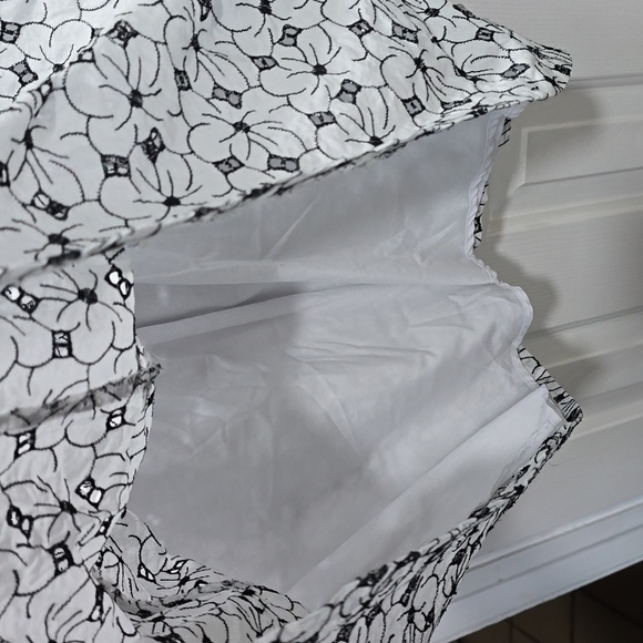 Autograph Black & White Floral Dress Size 14 - Picture 14 of 14